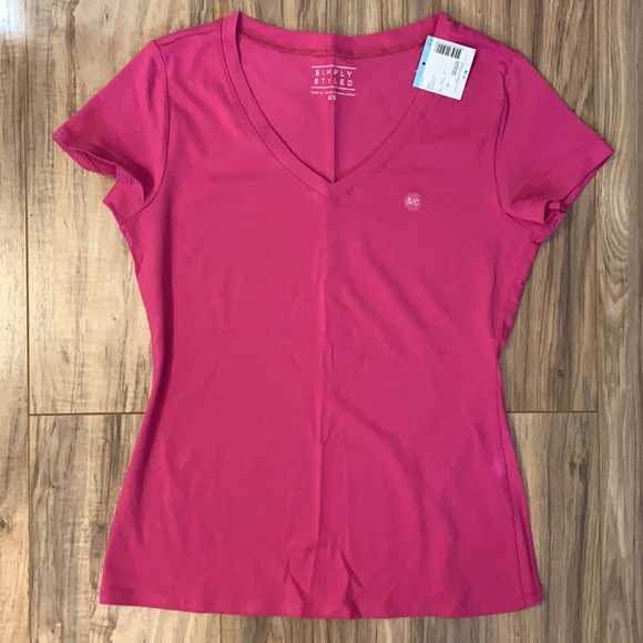 Rose/Violet Sleeve Tee - Picture 1 of 3